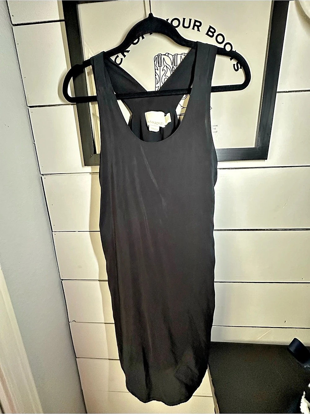 Cynthia Rowley Black Silk Dress Like New